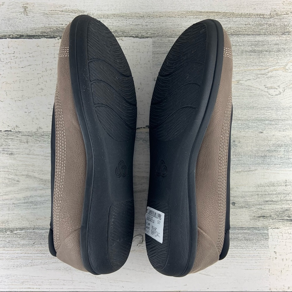 CLARKS Cloudsteppers Bronze Slip On Shoes Size 6 - Picture 6 of 8